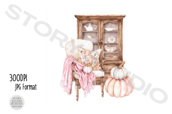 Download Cozy Autumn Decor Clipart Set - Premium Resources