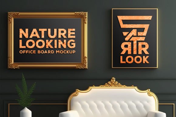Download Luxury Board Mockups_livingroom Mockup - Mockups Collection