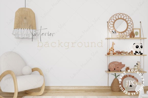Download Blank Wall, Kids Room Mockup - Kids room mockup Collection