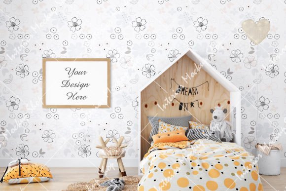 Download Kids Room Mockup - Kids room mockup Collection