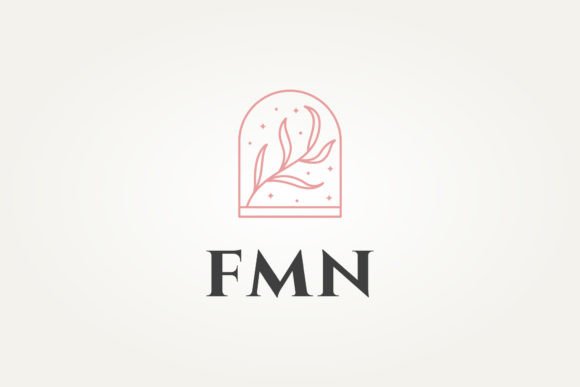 Download Simple Modern Feminine Flower Badge Logo - Simple Collection