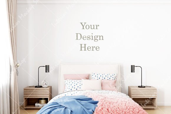 Download Blank Wall Kids Room Mockup - 336 - Kids room mockup Collection