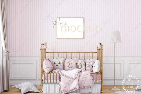 Download Kids Room Mockup - 151 - Kids room mockup Collection